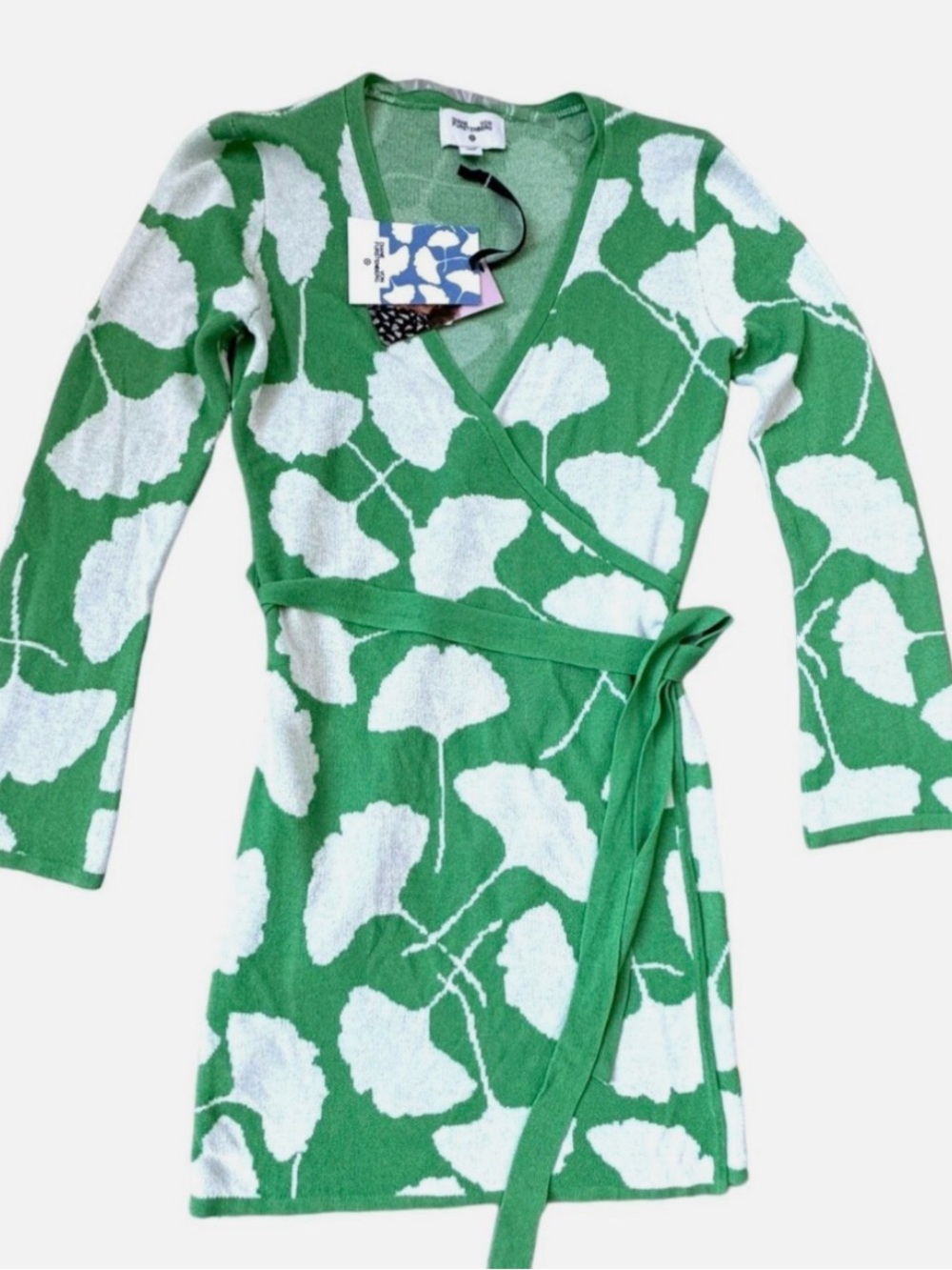 Diane Von Furstenberg Mint Green Knit Top